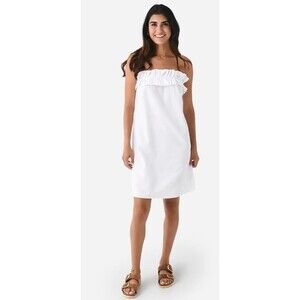 Women’s Stark X Mini Party Dress White Strapless Ruffle Let’s Party Bridal Small
